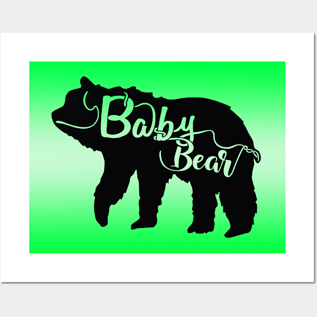 baby bear Wall Art by ThyShirtProject - Affiliate